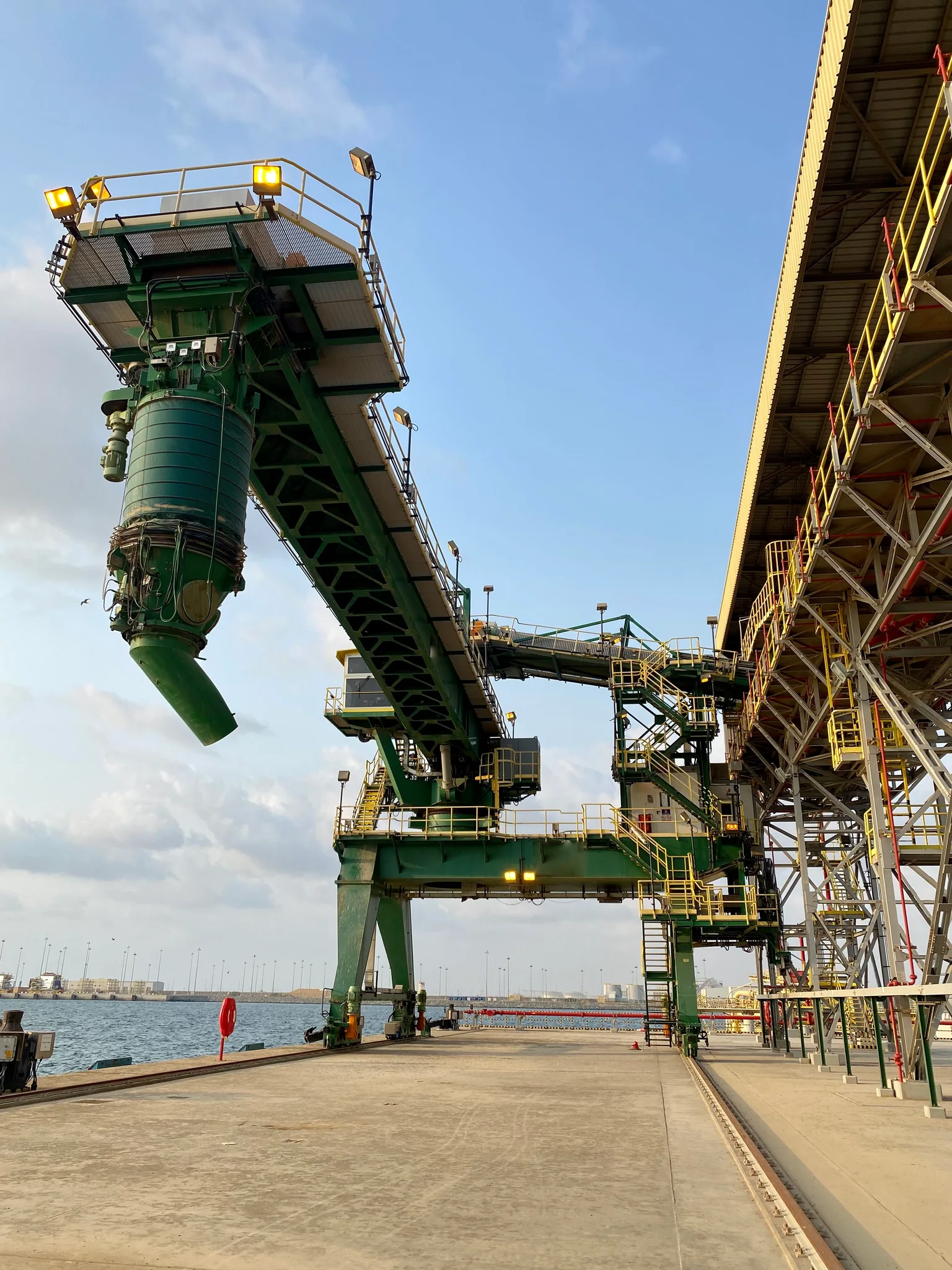 Industrial operations vertical view